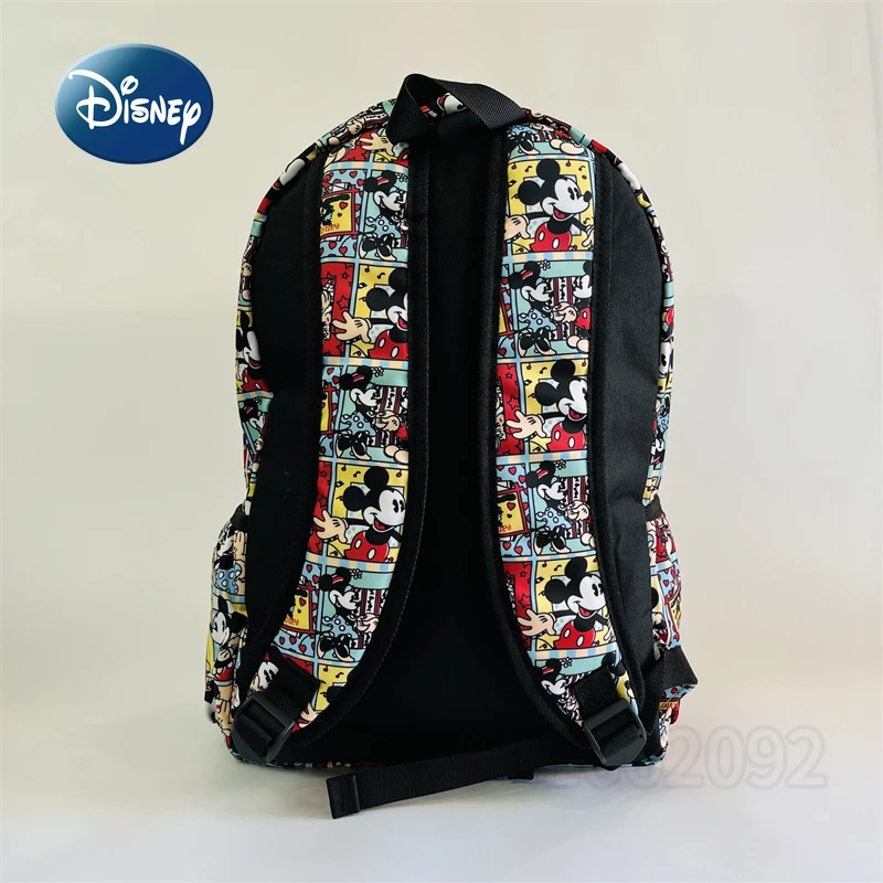 Mochila mickey infantil disney, mochila estudantil impermeável, moda cartoon, marca de luxo, nova