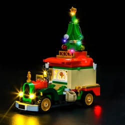 Vonado 5V LED 40746 set suitable for Santa's Delivery Truck building block gift (lighting accessories only)