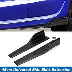45cm Universal Side Skirt For Ford Focus MK2 MK3 MK4 Kuga Escape Fiesta Mondeo Fusion Winglet Extension Body Kit Car Accessories