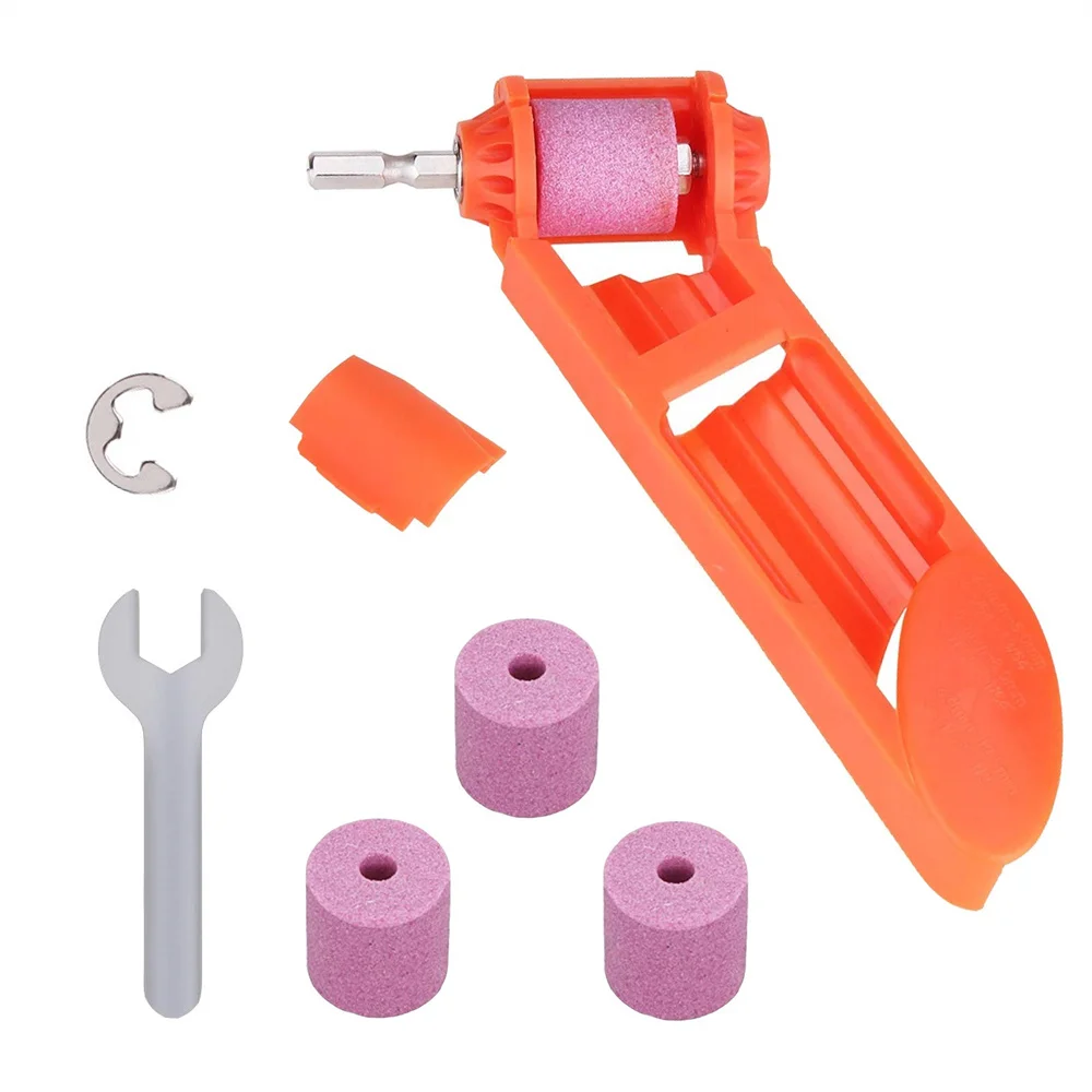 JUSTINLAU mola per trapano affilatrice per punte utensili manuali punta per trapano per unghie s Set affilatrice per accessori per trapano a gradini