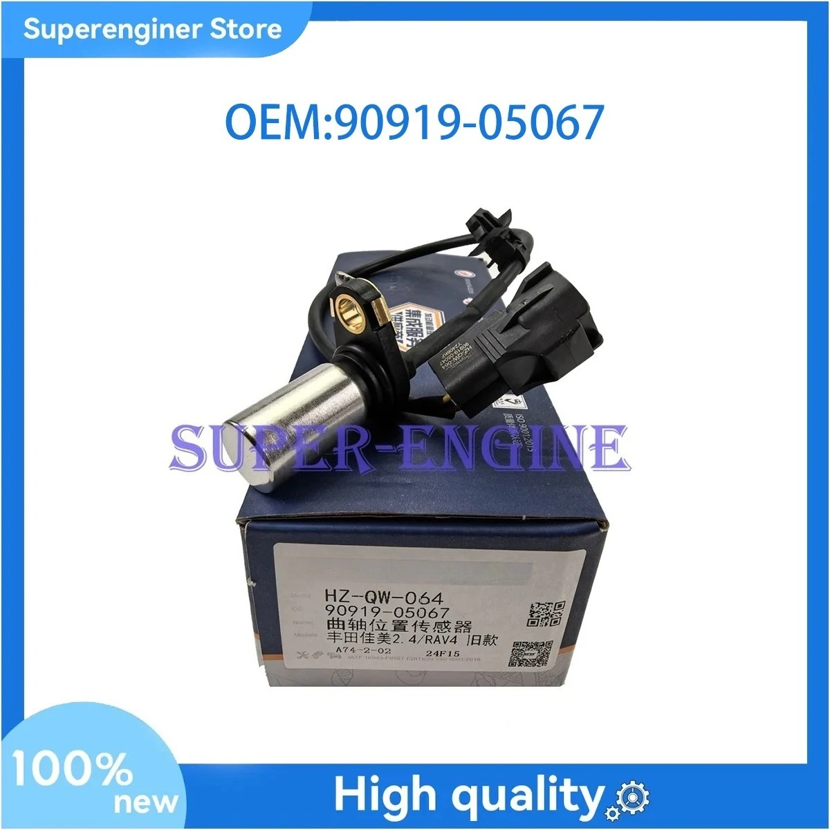 

90919-05067 Crankshaft Position Sensor For Toyota Vellfire Tarago RAV4 Alphard Estima 9091905067