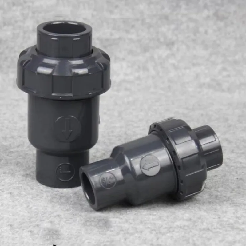 1pcs PVC non-return DN20 DN25 DN32 DN40 DN50 valve Plastic valve inner 20MM 25MM 32MM 40MM 50MM