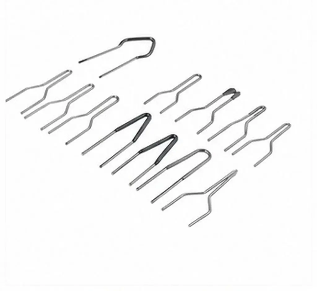 25Pcs Iron Wire Tips Pyrography Wood Burning Kit Replaceable Nibs for Wood Carving Burning Art Craft Soldering Repair Tools