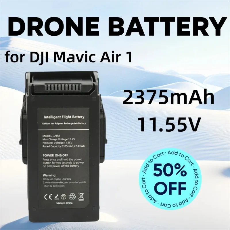 

2375mAh 11.55V for DJI Mavic Air 1 Replacement Accessories Flight Time Drone Battery