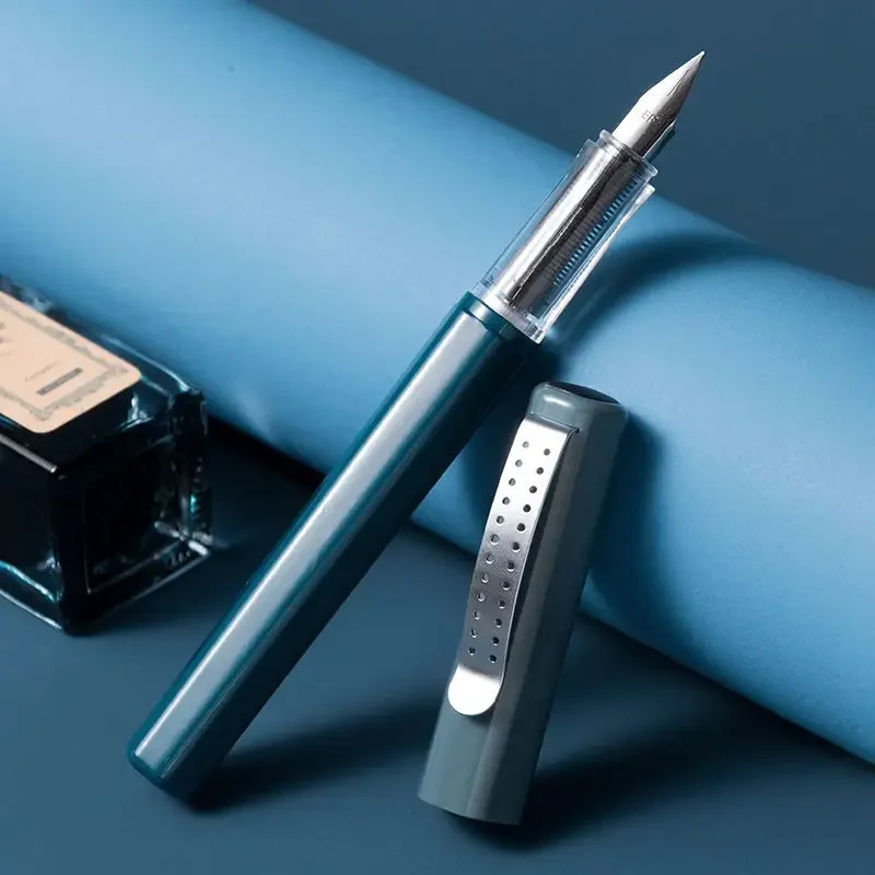 

New JINHAO Morandi Retro Color Fountain Pen For Daily Writing Practice EF 0.38MM Office Supplies Retractable WIth Clip Ink Pen G