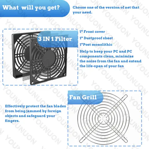 8 best sales 80 मिमी फैन ग्रिल - №5