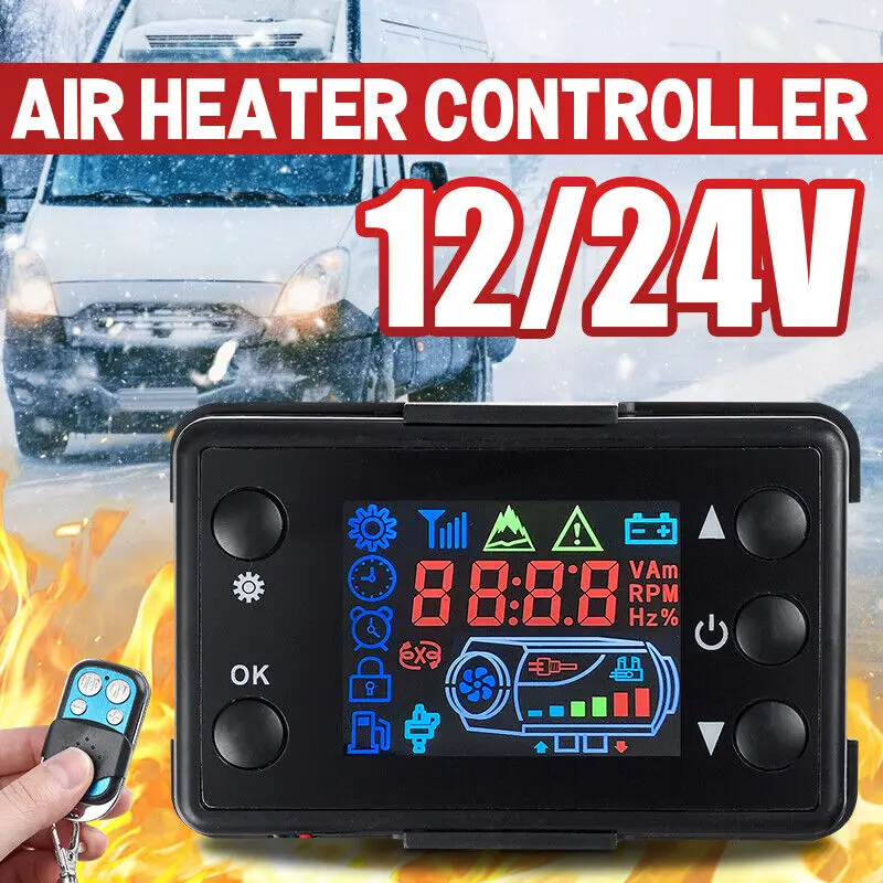 

ATVOV 12V 24V Air Diesel Heater LCD Monitor Switch Remote Control Controller Board Motherboard Mainboard Truck Boat Van Camper