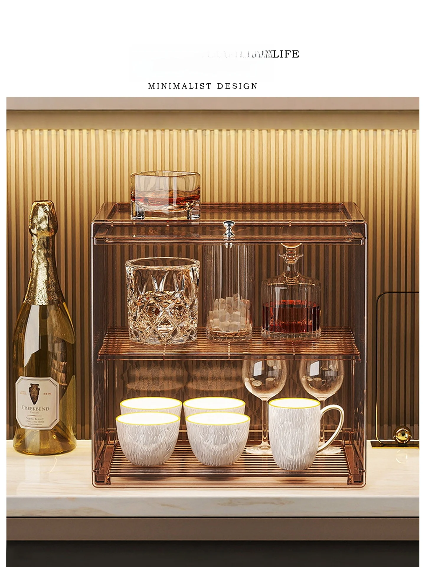 

Двухуровневый настольный органайзер Tlife для стаканов и кружек, для дома, незаменимый помощник для ванной комнаты