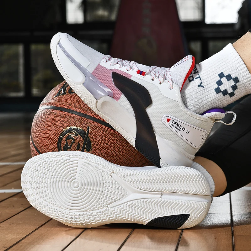 

Cross-border Plus-size Trend Casual Basketball Shoes for Men and Women New Summer Low-top Cushioned Combat Sneakers for Men And