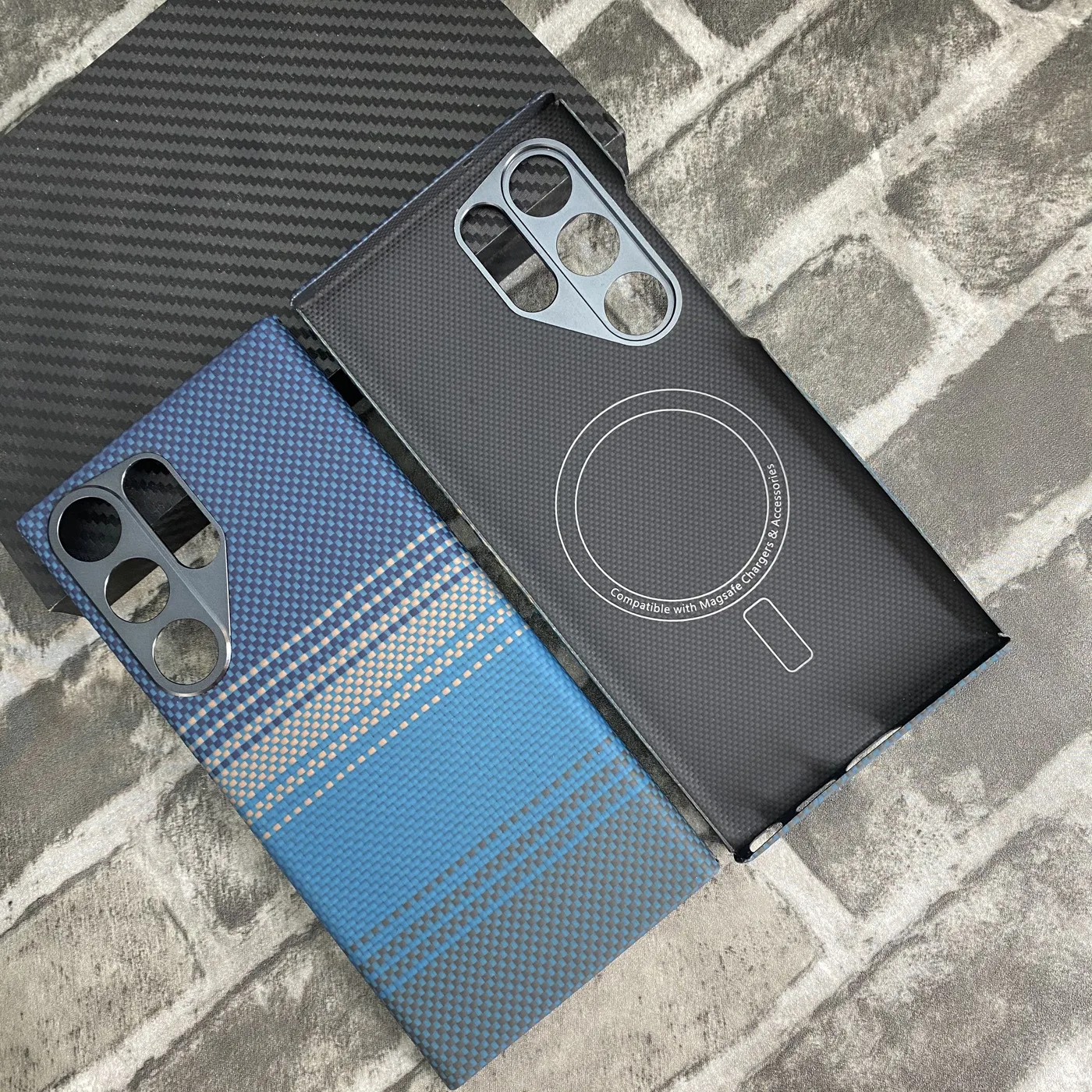 

Для Samsung Galaxy S23 S24 S25 Ultra Plus 5G S 24 25 S25Ultra Магнитный арамидный чехол для телефона из углеродного волокна на Magsafe Macsafe