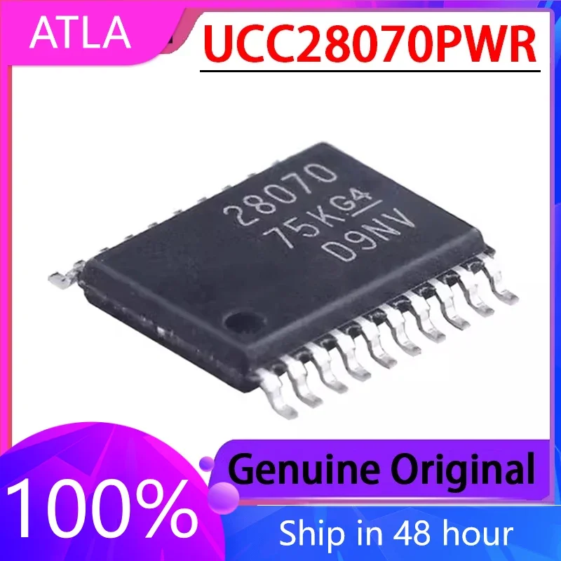 5PCS Original UCC28070PWR Screen Printed 28070 SMT Controller Chip Packaging TSSOP20