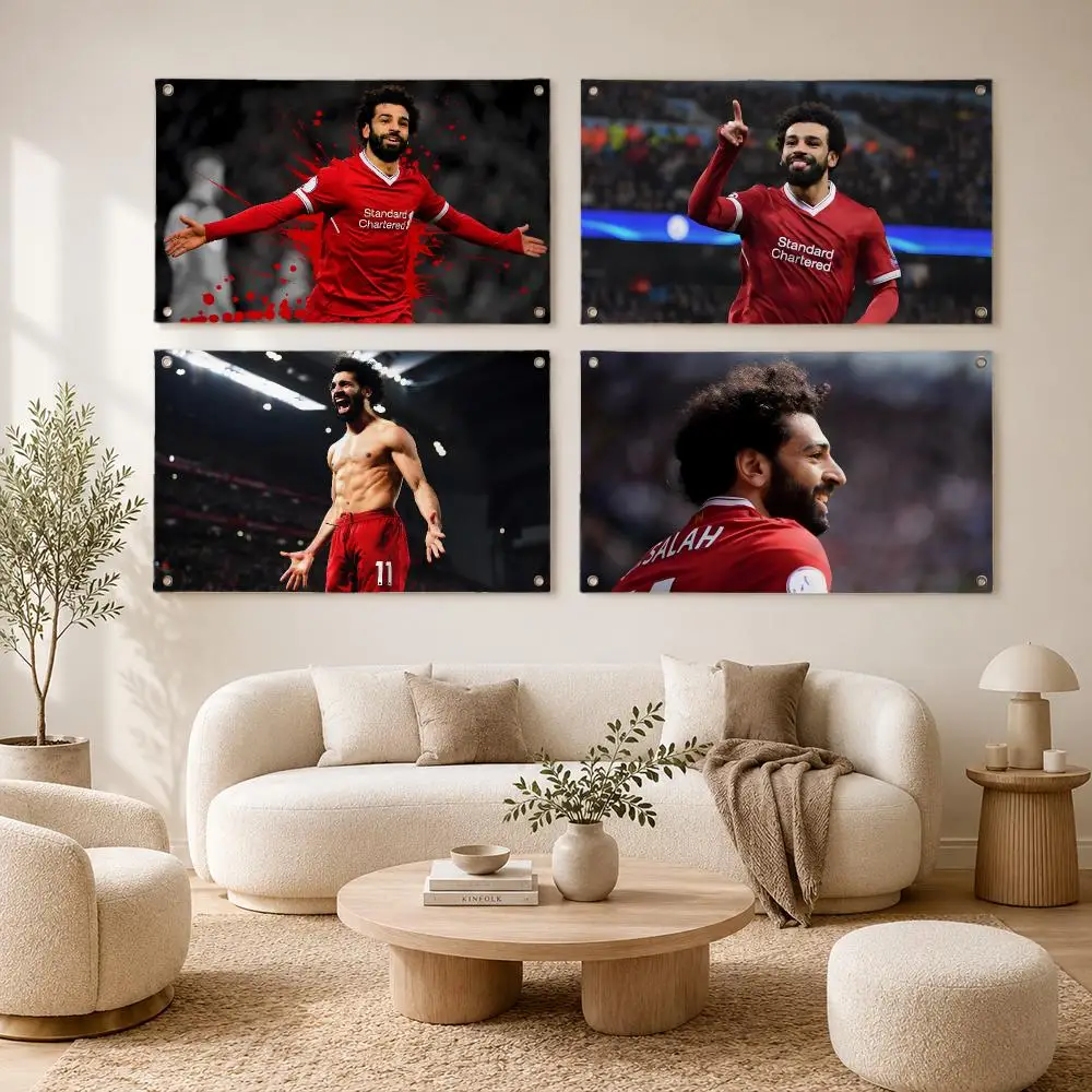 Athlete Mohamed Salah Flags flag For Decoration Outdoor Picnic Hanging Home Camping Party Banner