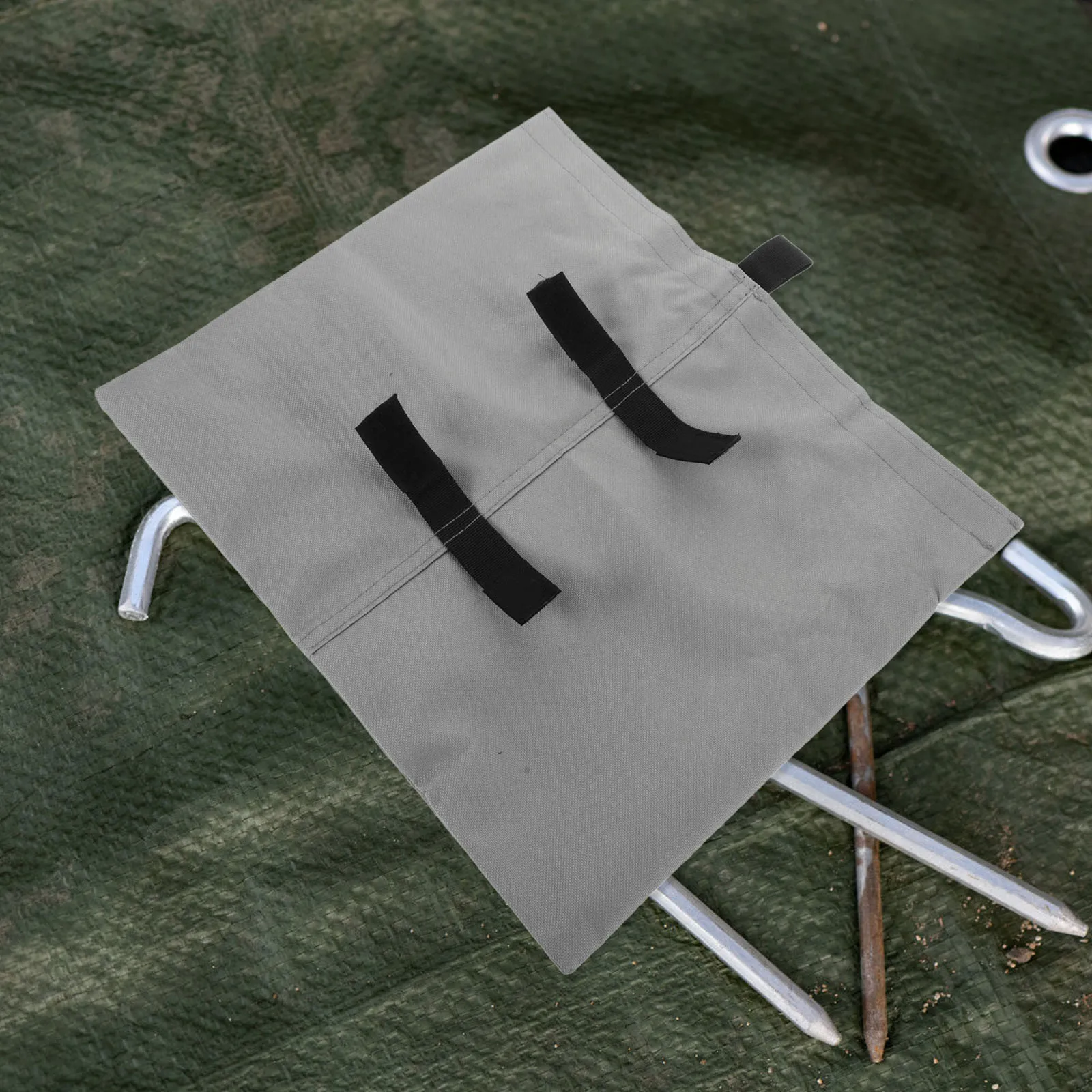 

2Pcs Canopy Tent Sandbags Portable Heavy Weights Oxford Cloth Fixing Bags for Outdoor Shelter Patio Tent Weights