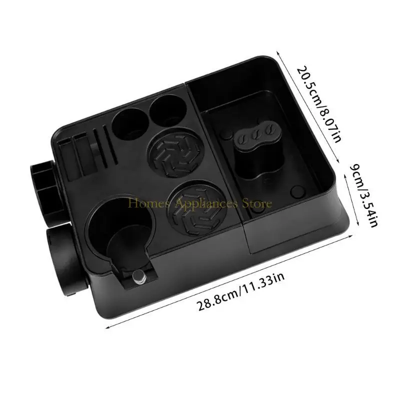 D0AB comodo utensile da caffè tamping standing strumento caffè in plastica in plastica