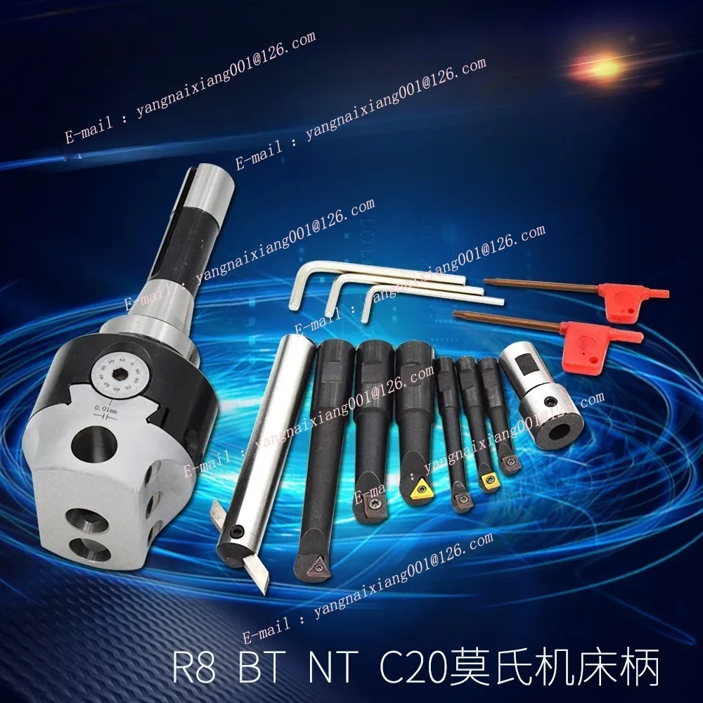 1set Milling Adjustable Precision Fine-tuning Boring Device R8 BT NT C20 MT Kit CNC Machining Center F1 Boring Head Tool Holder - view 5