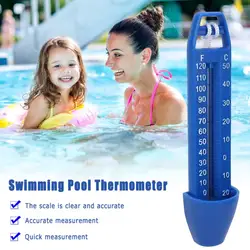 Practical Swimming Pool Floating Thermometer Multi-functional Durable Spa Hot Tub Ponds Temperature Measuring Meter