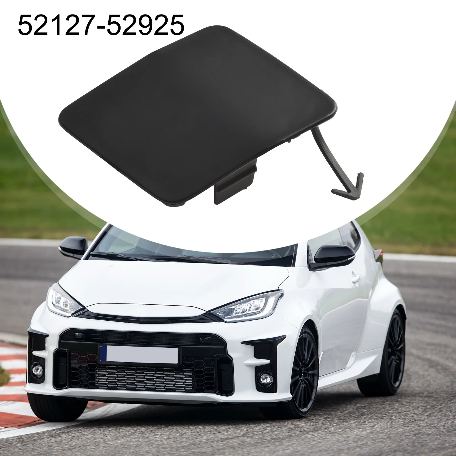 

Крышка прицепа, крючок, крышка с проушиной, внешние детали автомобиля, пластиковая замена для Toyota для Yaris 2009-2011, новинка