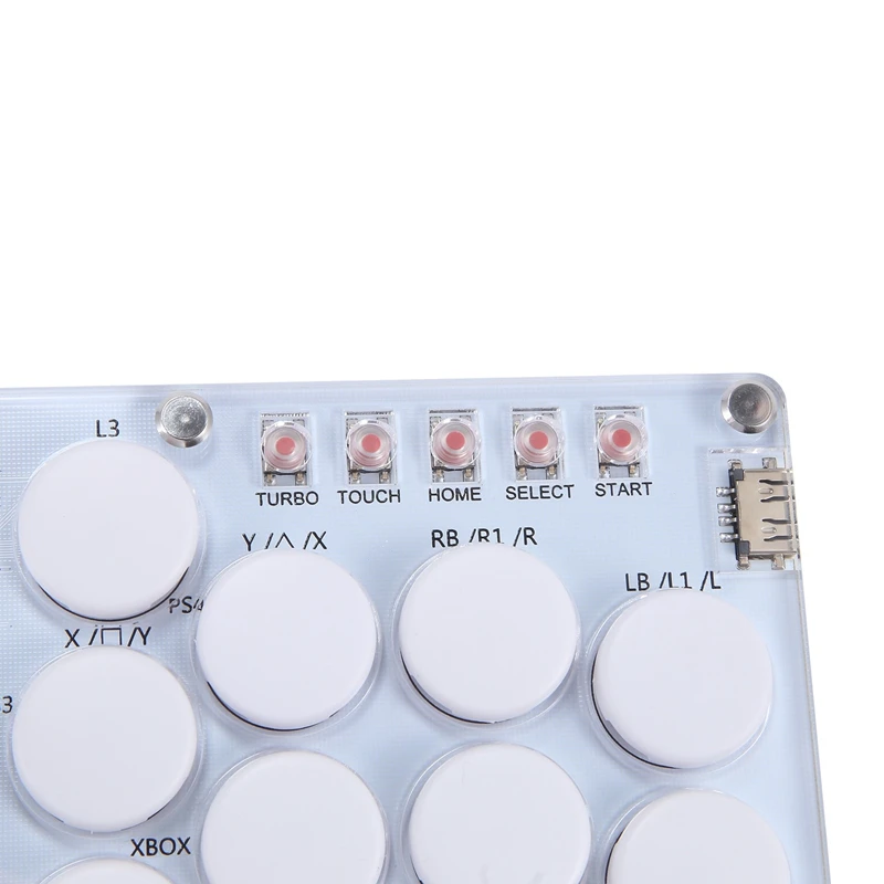 16Key Joystick Hitbox Klawiatura Arcade Stick Kontroler do PS4/PS3/Switch/Steam Arcade Hitbox Kontroler Fight Sticks