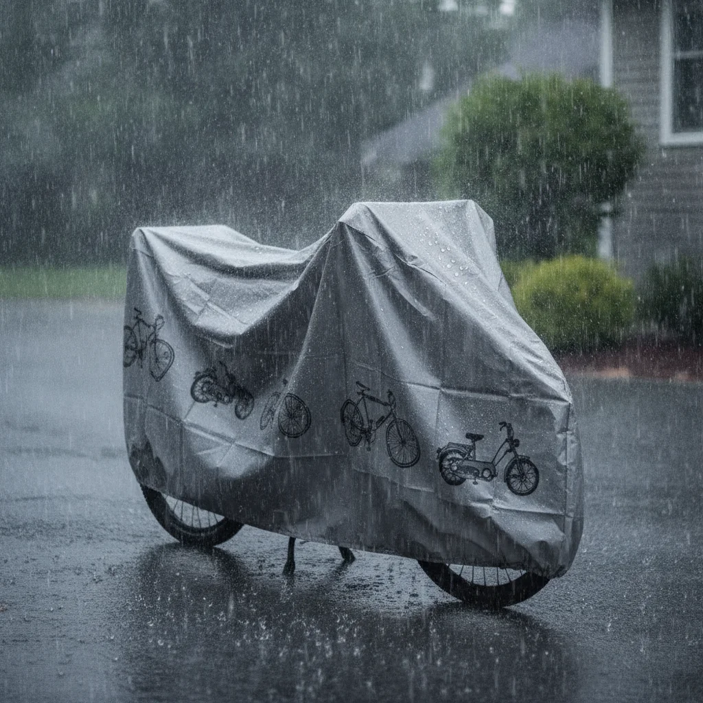 Bicycle Cover for Electric Vehicle and Motorcycle Rain Protection Dust Cover Sun Shade 1Pc