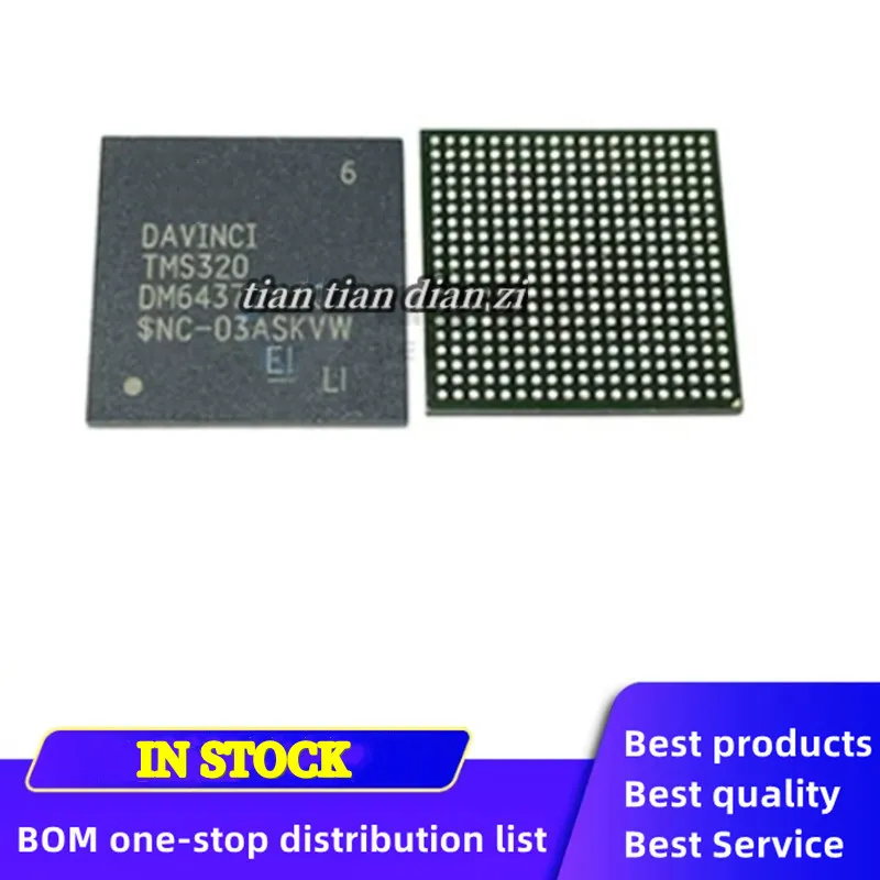 TMS320DM6437ZWTQ TMS320DM6437ZWTQ6 package BGA361 digital signal processor and controller original