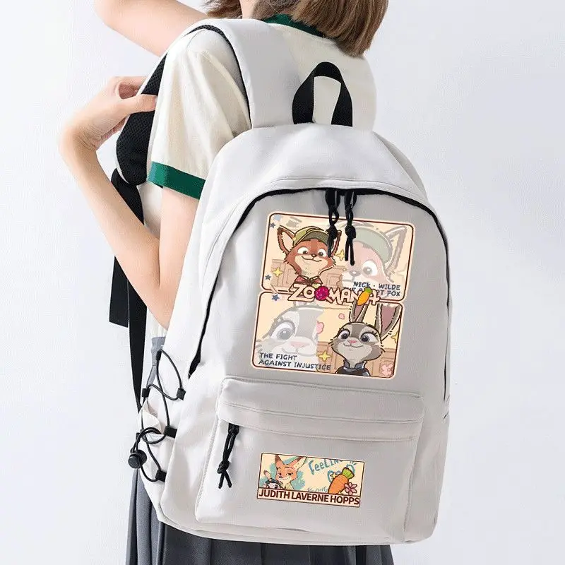 

Детский рюкзак Zootopia, студенческий рюкзак большой емкости, креативный и милый рюкзак с героями мультфильмов, детский подарок Disney