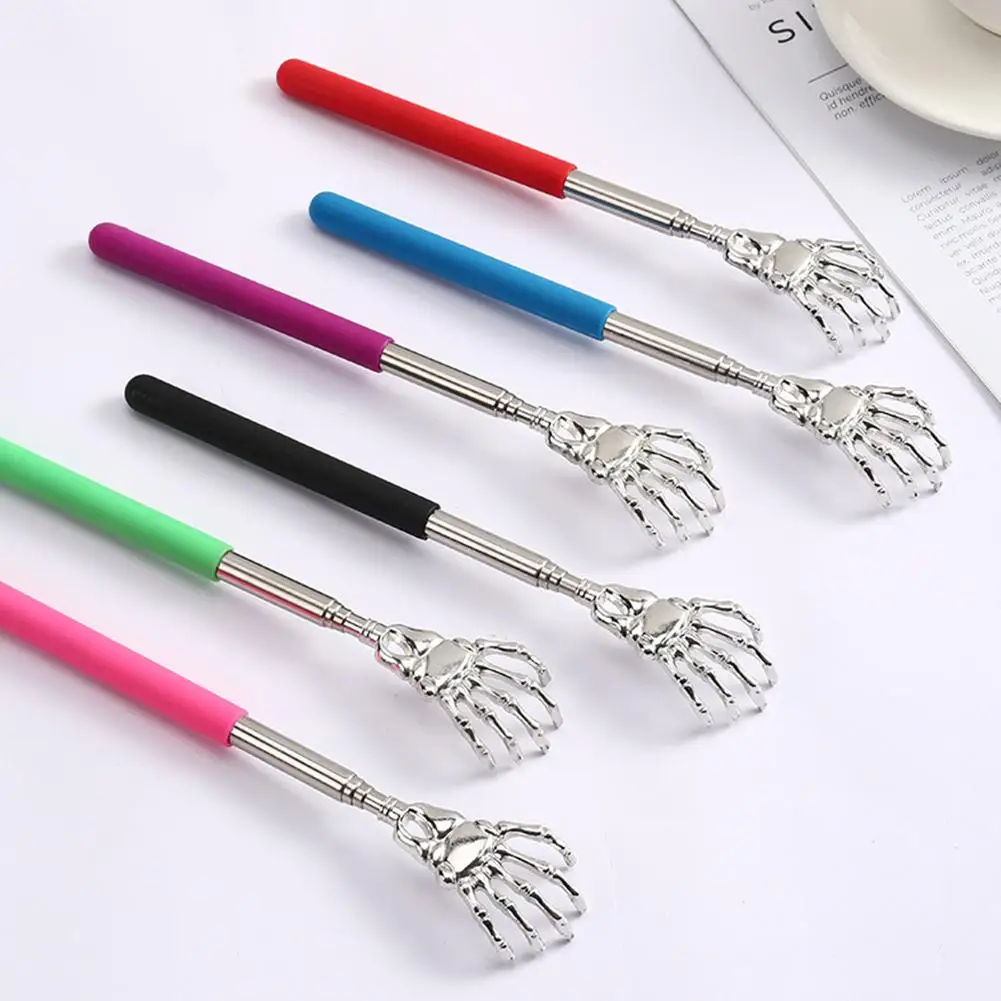 Arranhador traseiro telescópico para arranhar as costas com alça confortável Massagem nas costas portátil 