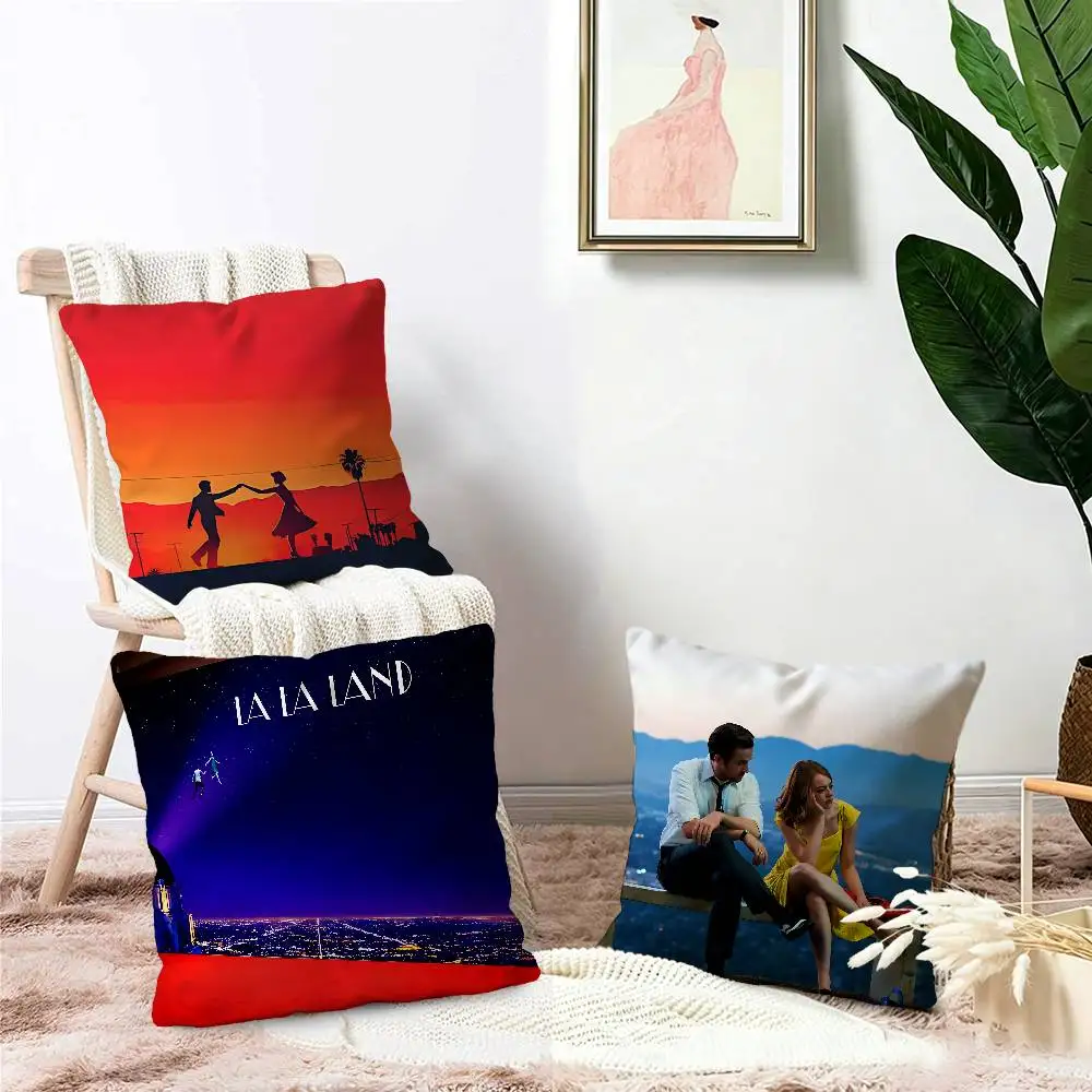 L-La La L-Land Pillow Gift Home Office Decoration Bedroom Sofa Car Cushion Cover case 45x45