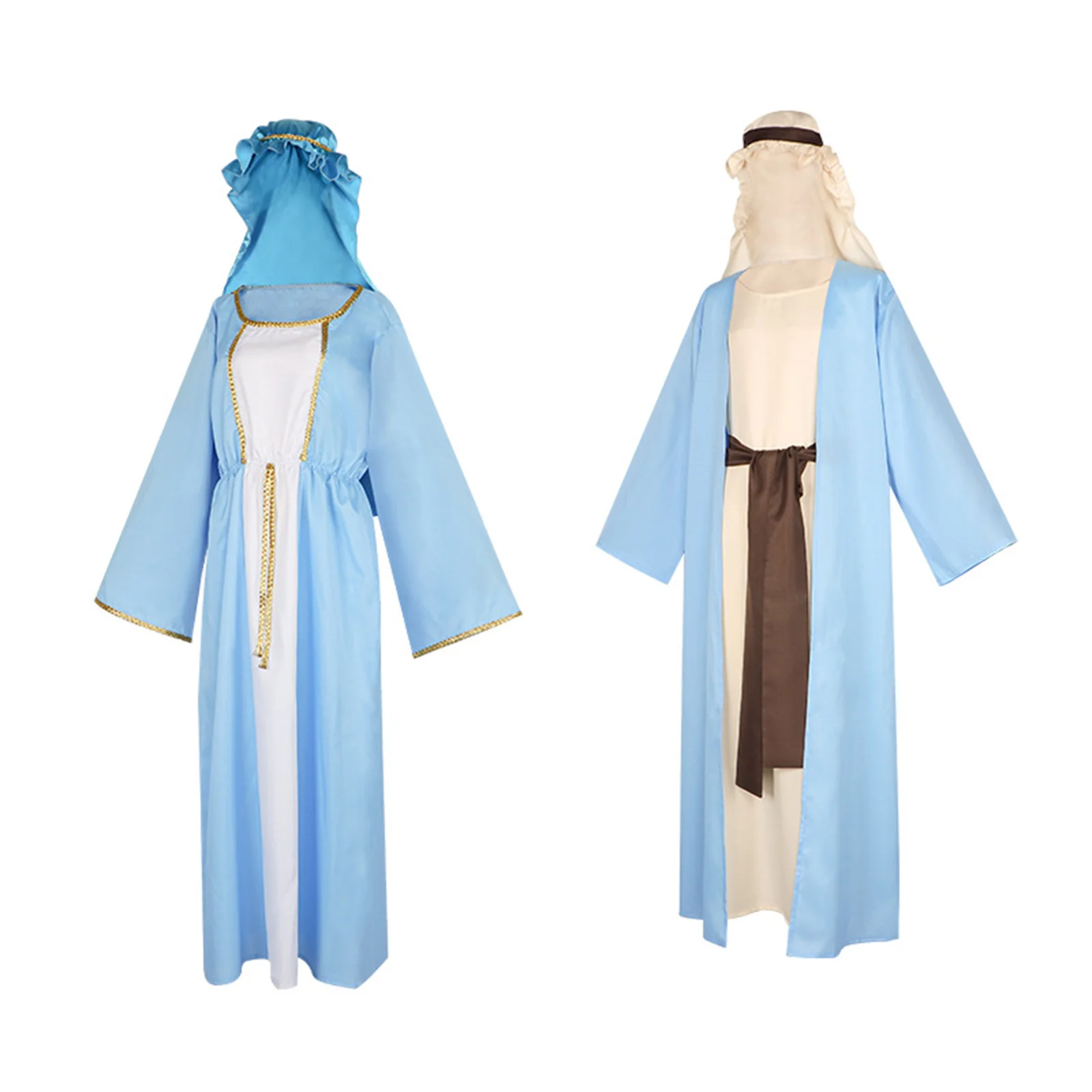 Arabische Midden-Oosten Arab Cosplay Kostuum Gewaad Rollenspel Verkleedkleding Voor Volwassen Vrouwen Mannen Halloween Carnaval Feest Decoratie