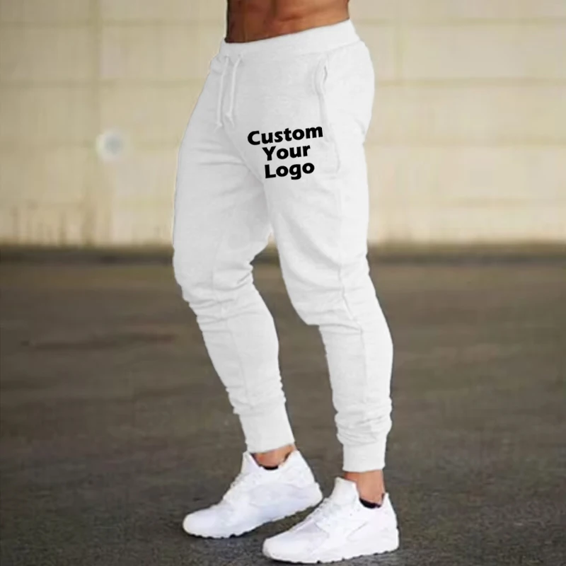 Customized Men's Jogging Pants Male Outdoor Sport Jogger Custom Logo Pant  Warm Soft Comfortable Long Trousers for Men