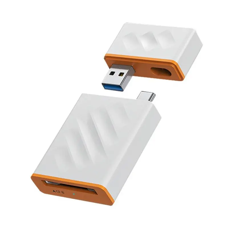 Leading-USB3.2 10Gbps Cfexpress Type B Memory Card Reader Type B Cfexpress Memory Card Reader With USB C/USB A Connector