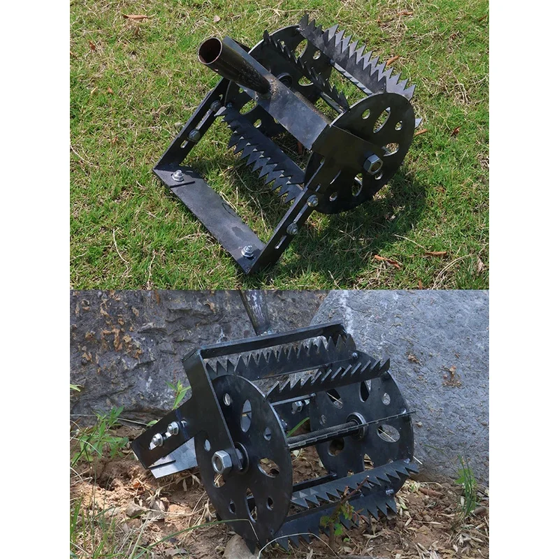 Professional Durable Powerful Cultivator Weeding Gardening Farm Heavey Grass Remover Attachment Weeding Wheels Accessories