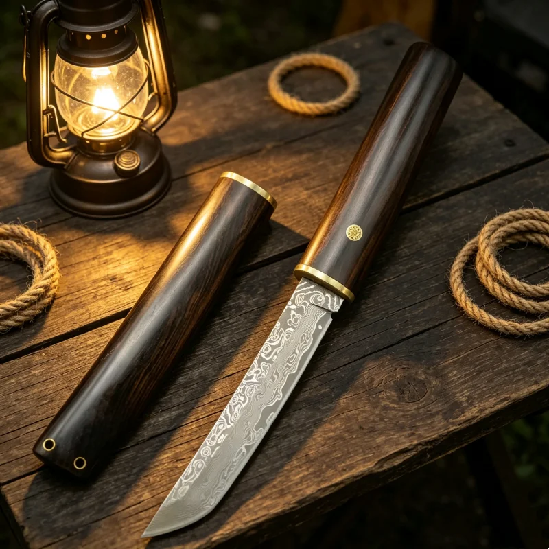 VG10 Damascus Blade Ebony Hand - Woodworking Japanese Tools recension och pris