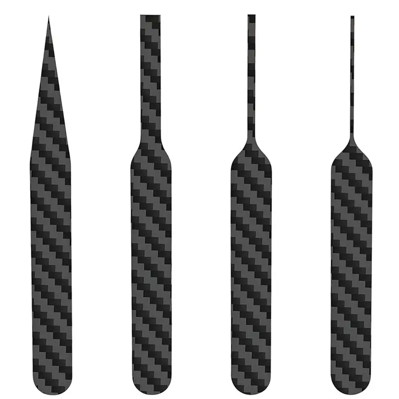 

【HAPPY】For Scale Model Carbon Fiber Sanding Sticks- 4 PCS Special-Shaped Detail Grinding Tools