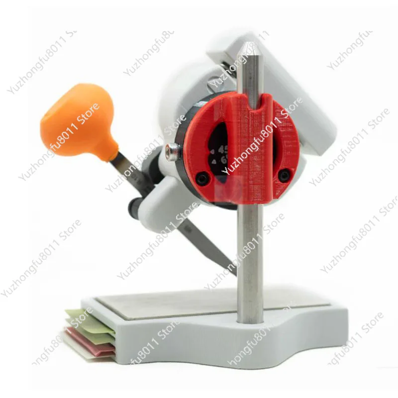 Switchable 4-Angle Hand-Carving Sharpening Knife and Storage Stand
