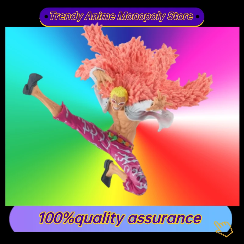 

Original Genuine Banpresto One Piece 10cm Donquixote Doflamingo PVC Anime Figurine Model Decoration Collection Kids Toys Gift