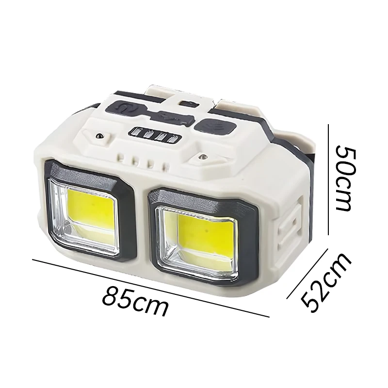 USB Rechargeable Flashlight Headlight Powerful LED Headlamp Torch Waterproof Head Light Camping Fishing Mining Light Lamp Torch