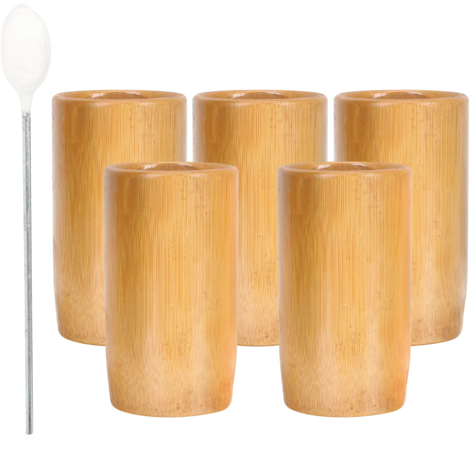 

5Pcs Bamboo Cupping Can Therapy Massage Cups Fire Rod Home Use Body Care Cupping Tool Premium Quality Durable Bamboo Pot