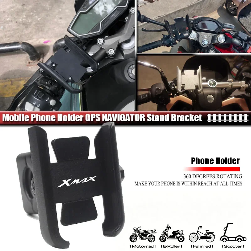 Motorcycle Mobile Phone Holder For KYMCO DOWNTOWN NIKITA GDINK KXCT PeoPle S Racing S G150 Handlebar Mirror GPS Stand Bracket