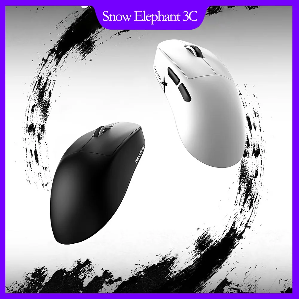 ZORNHER Ergoflux9 Gaming Mouse Lightweight Wireless Gaming E-Sports Rechargeable Tri-Mode Ergonomic Design EX9 PAW3950