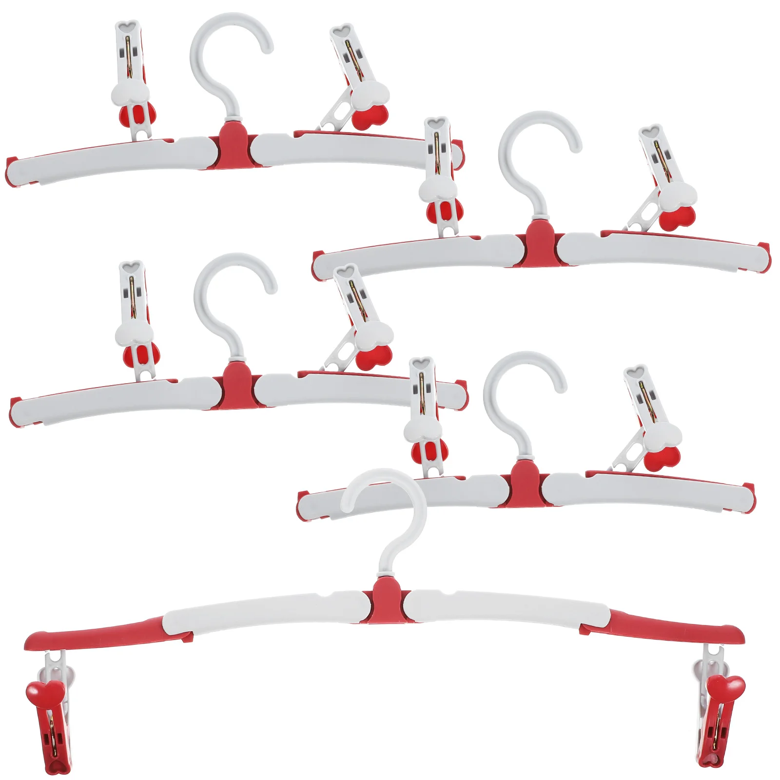 

5 Pcs Travel Folding Hanger Accessoire De Voyage Appendiabiti Portatile Simple Cintres Pliables Abs Pieghevole