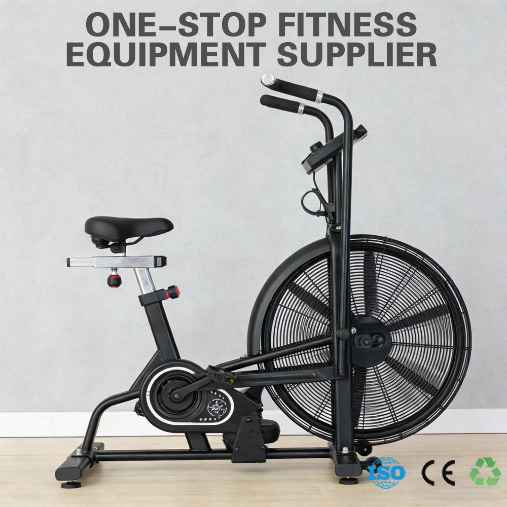 High-quality hot-selling folding steel home exercise bike Indoor aerobic exercise equipment Adjustable continuous transmission