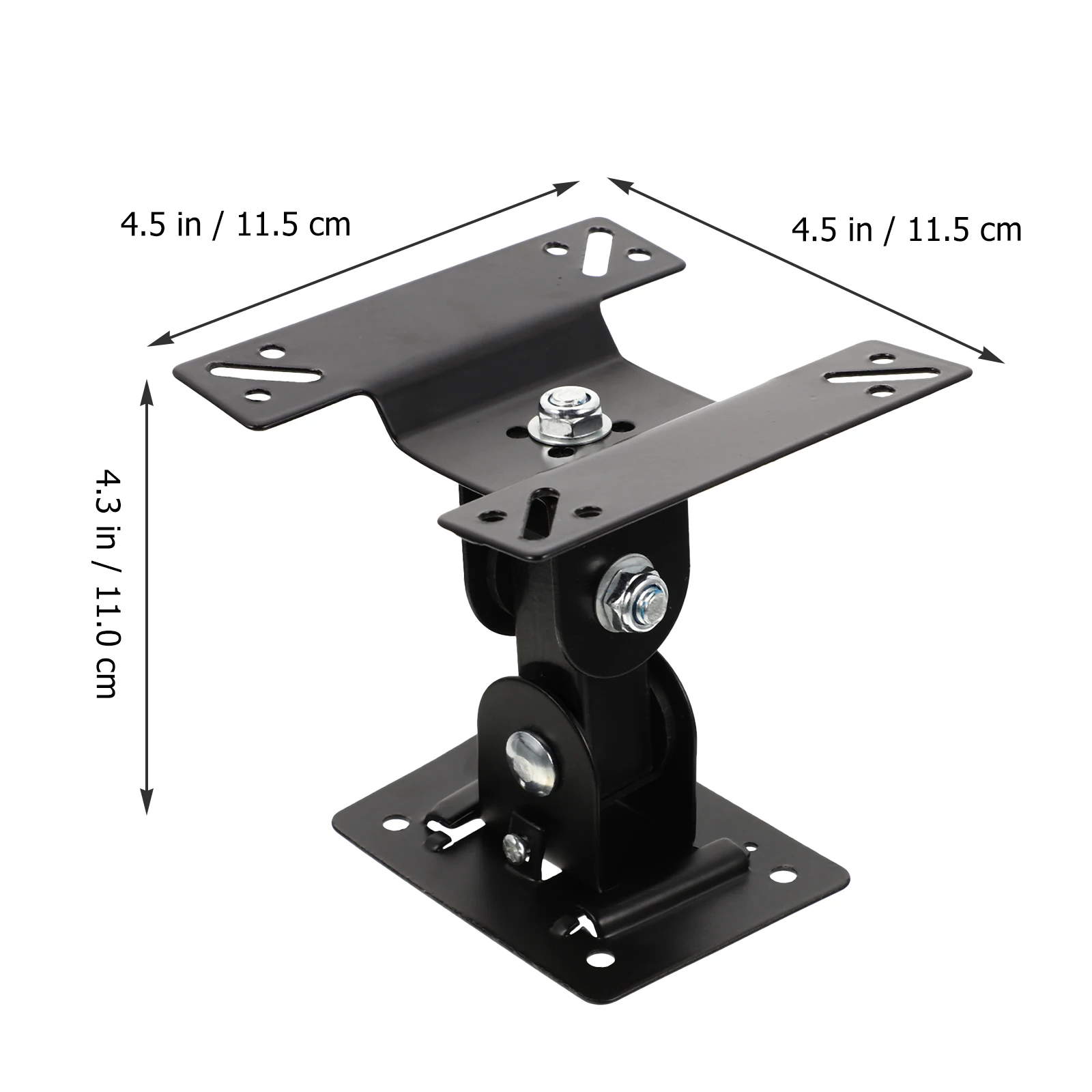 

Iron Wall Mount Rotatable 360 Degrees Heavy Duty Monitor Stand for Living Room Bedroom Study Office Flat Screen Bracket