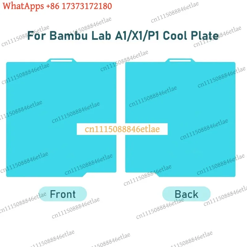 k3 for Bambu Lab Double-Sided Cool Plate – Compatible with A1 Mini, A1, P1S, P1P, X1 & H2D 3D Printers