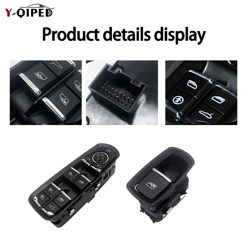 For Porsche Cayenne 92A/958 2011-2017 Panamera 970 Macan 95B Window Regulator Door Switch Assembly Push Buttons Accessories