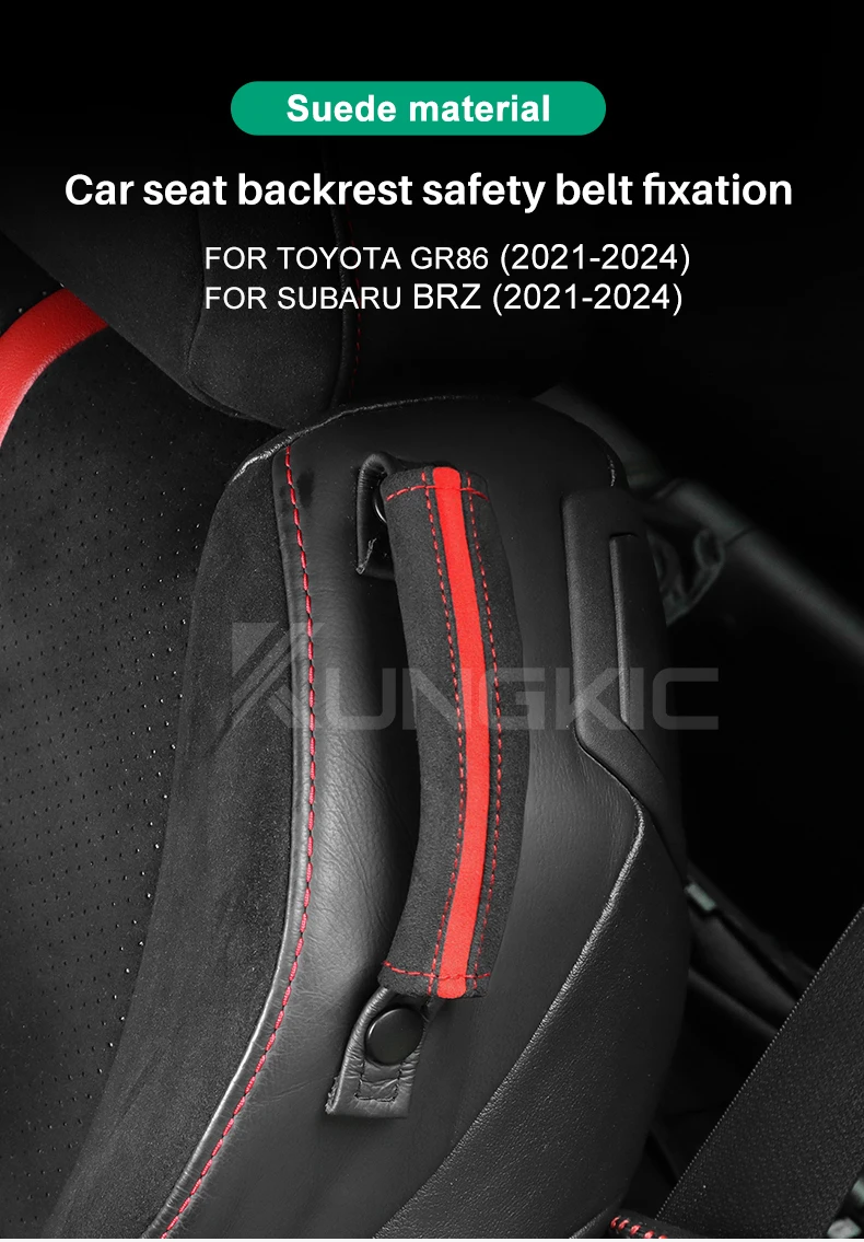 Top-Wildleder für Subaru BRZ Toyota GR86 2012-2019 2020 2021 2022 2023 2024 2025 Autositz-Rückenleiste Auto-Innenraum LHD RHD Zubehör – Detail 1