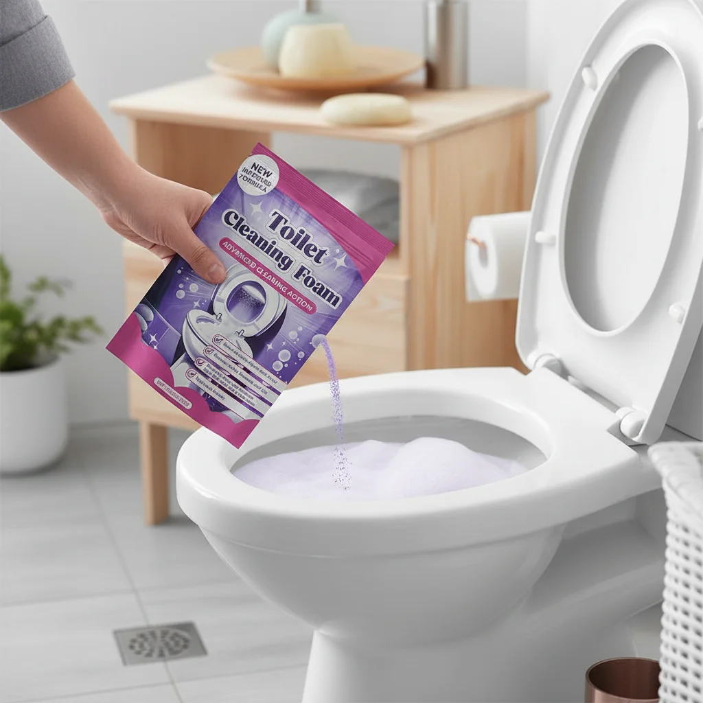 Comprimés effervescents de décontamination pour toilettes, éliminent efficacement la saleté tenace, éliminent les odeurs sans résidus ni irritation