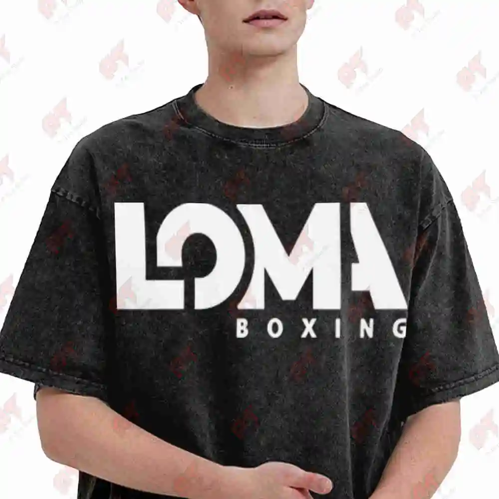 Vasyl Lomachenko Loma Boxing Vintage Washed Tee Pure Cotton T-Shirt