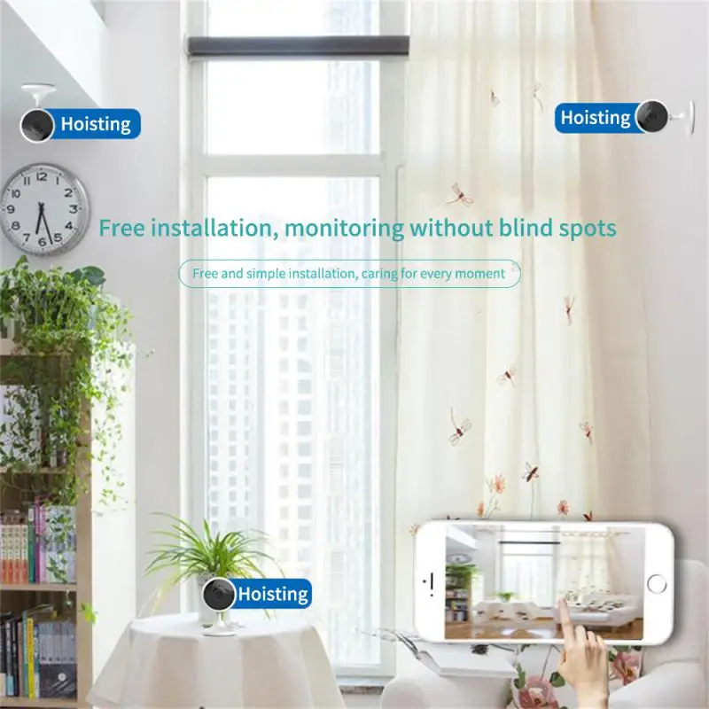 128/64G 2MP WiFi Camera Smart Home Indoor Wireless IP Surveillance Camera AI Detect Automatic Tracking Security Baby Monitor US
