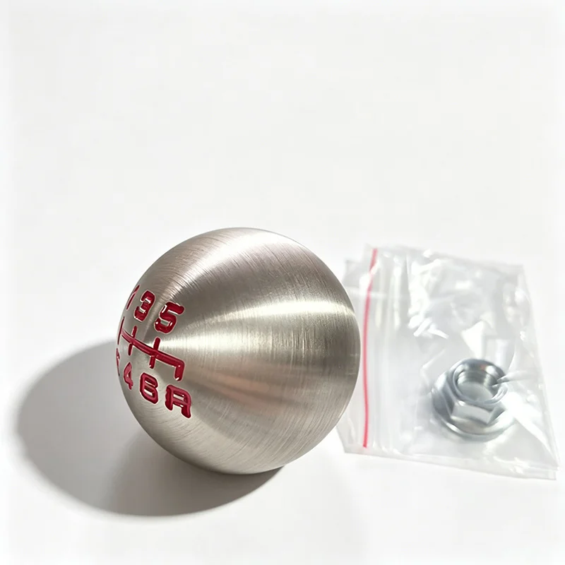 Gewichteter Aluminium-Schaltknauf, 5/6-Gang, M10×1,5, Schaltknauf für Honda Civic FD2 FN2 EP3 TYPE R DC2 DC5, passend für Jazz City – Detail 9