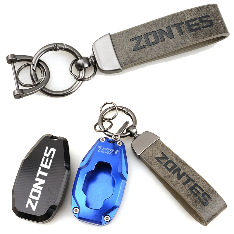 New 2026 For ZONTES 703F 703 F Motorcycle CNC Key Protective Shell Remote Control Cover Metal Shell Laser engraving LOGO
